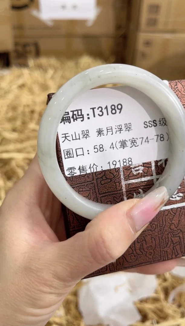 未镶嵌手镯石英质玉T3189