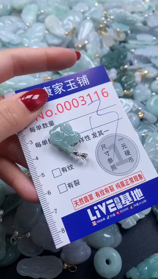 颈饰未镶嵌翡翠3116