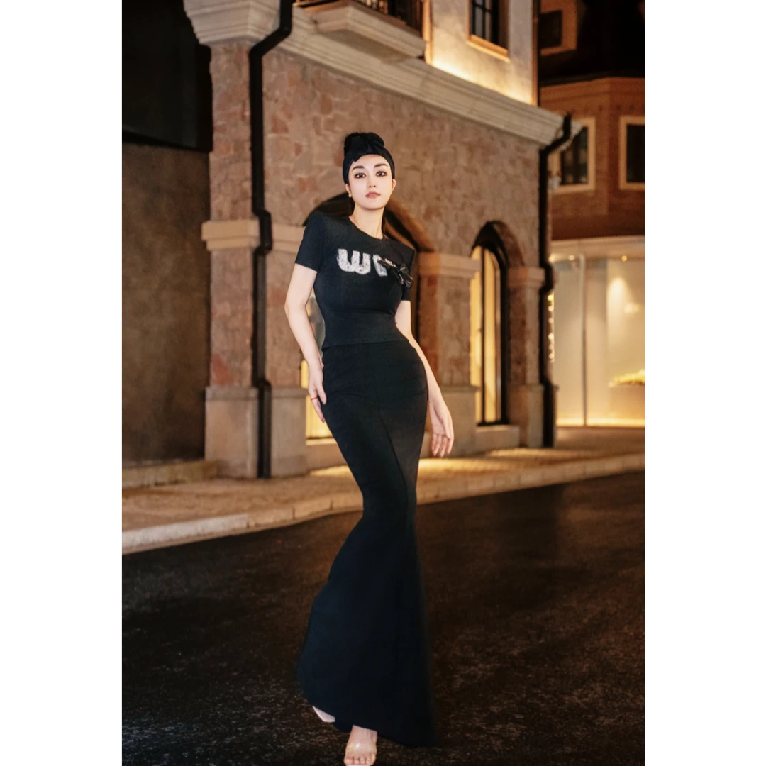 【星姐推荐】星原创高级定制【简褶棱线】设计师款气质轻奢名媛套装