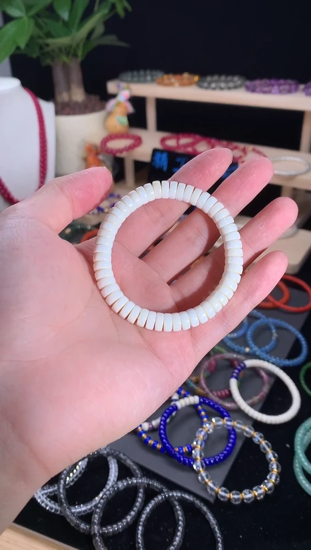 天然辰砂猛犸手串8mm