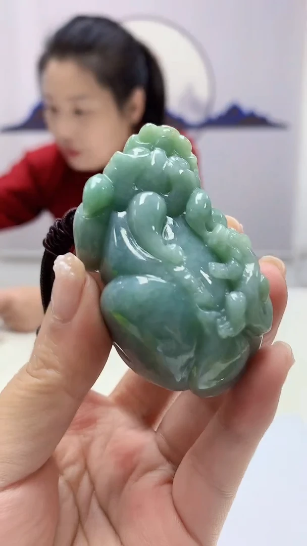 【闪购商品】定制翡翠未镶嵌4902ms-毛货149貔貅