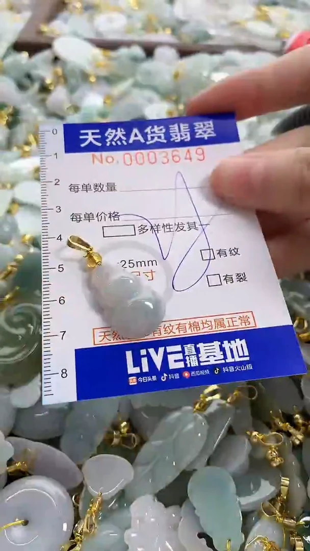 颈饰未镶嵌翡翠天然A货翡翠