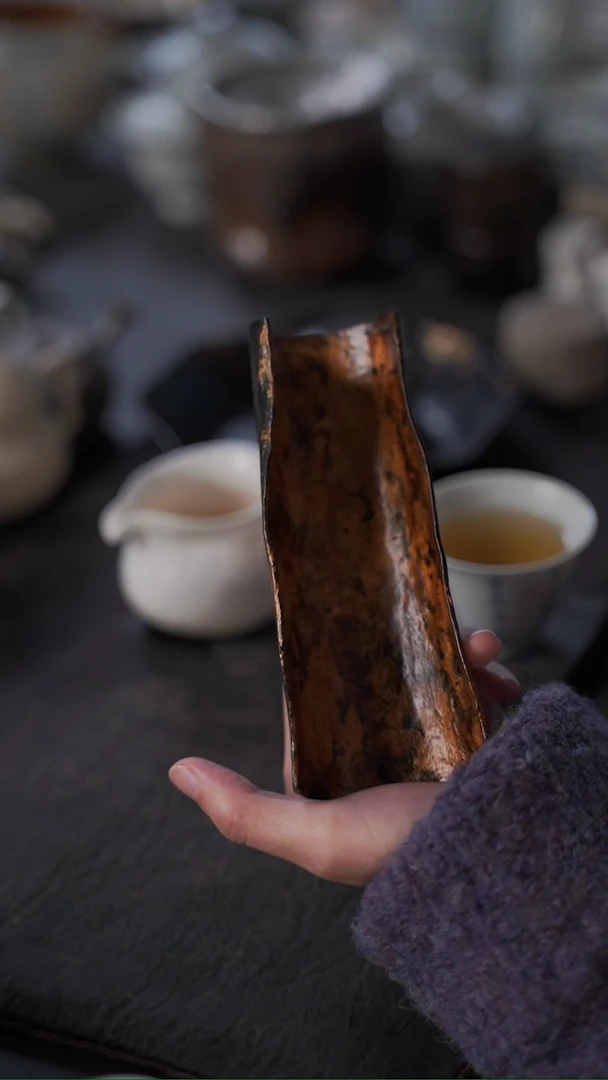 【闪购商品】壶大合小满 大漆茶则一个