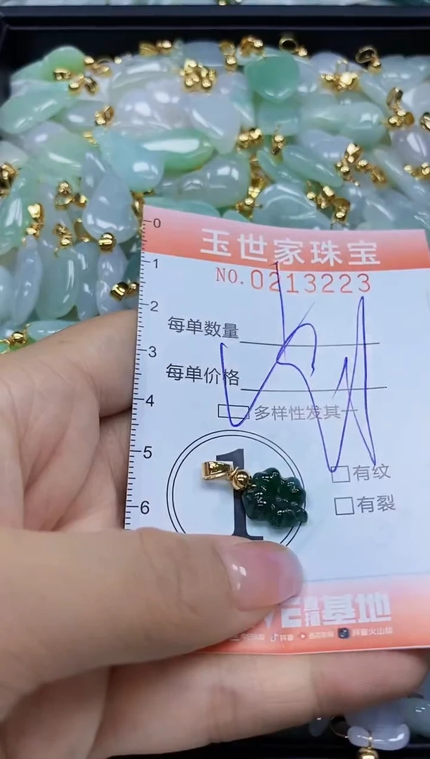 【闪购商品】翡翠未镶嵌颈饰闪购0213223多样性发其一