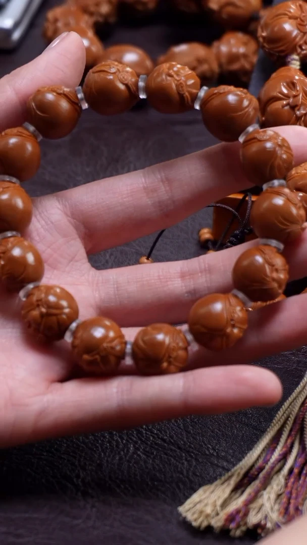 手串/手链橄榄核一***虎小财神