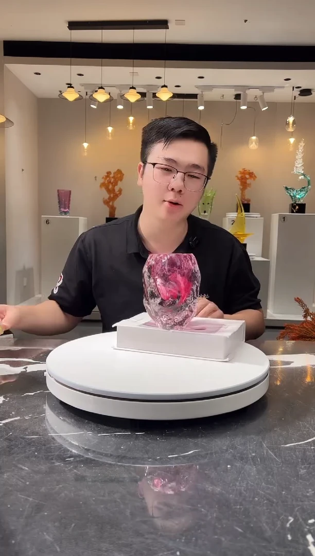摆件巴比特美学-金红石头纹香薰瓶