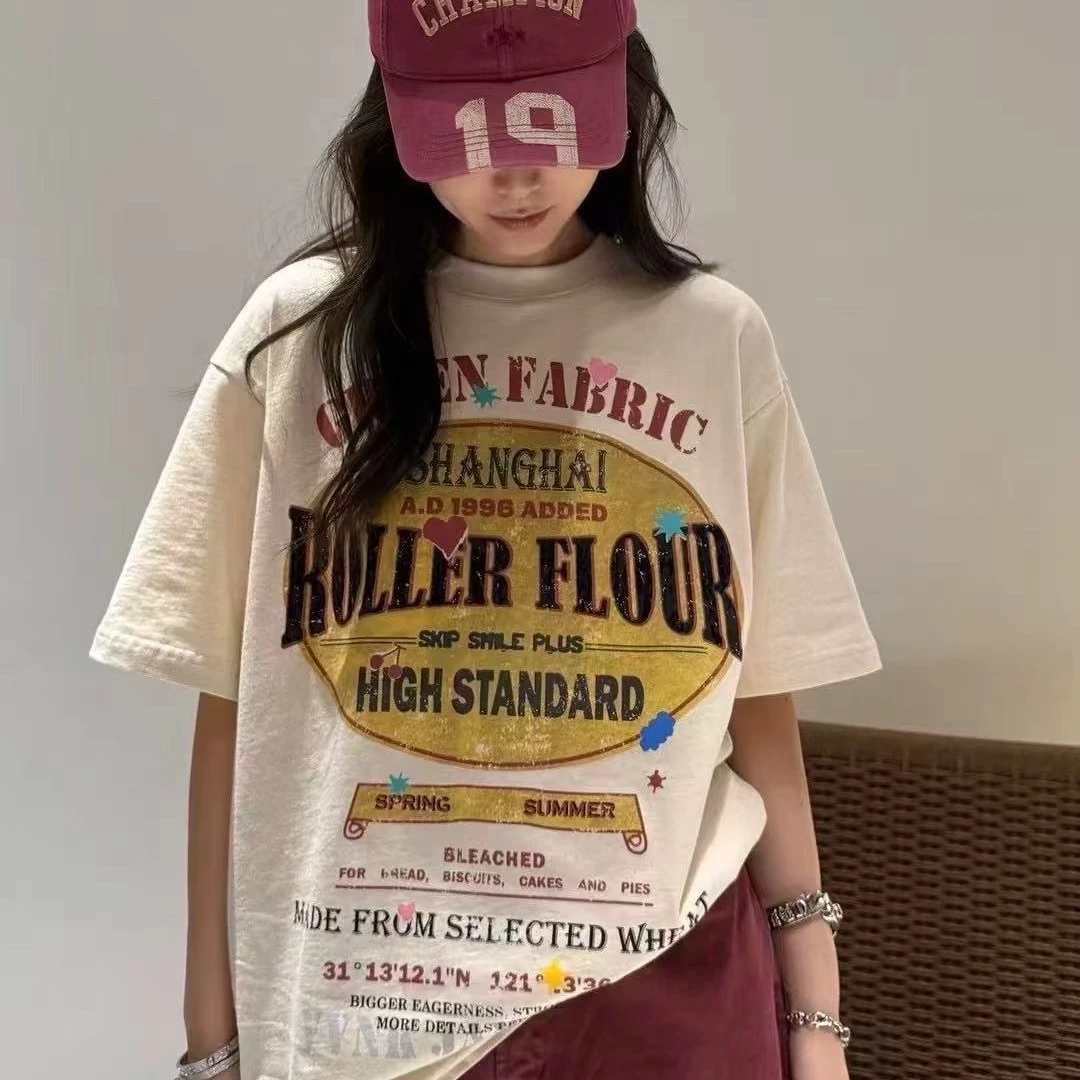 无运险【JIAXUPANG】美式复古T恤