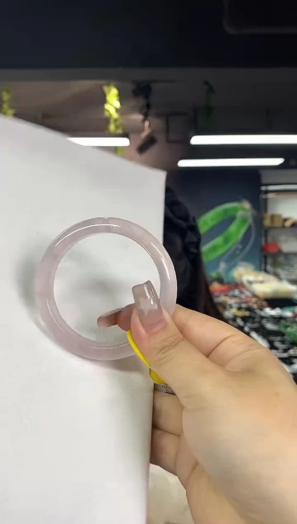 水晶手镯未镶嵌多样性发其一颜色微差