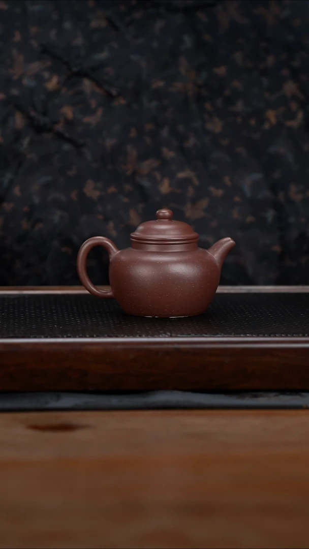 茶壶紫砂200cc黄龙山原矿紫泥古莲子34