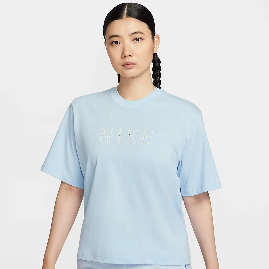 NIKE/耐克女子 NSW SS TEE 针织无领短T恤 II0446-441
