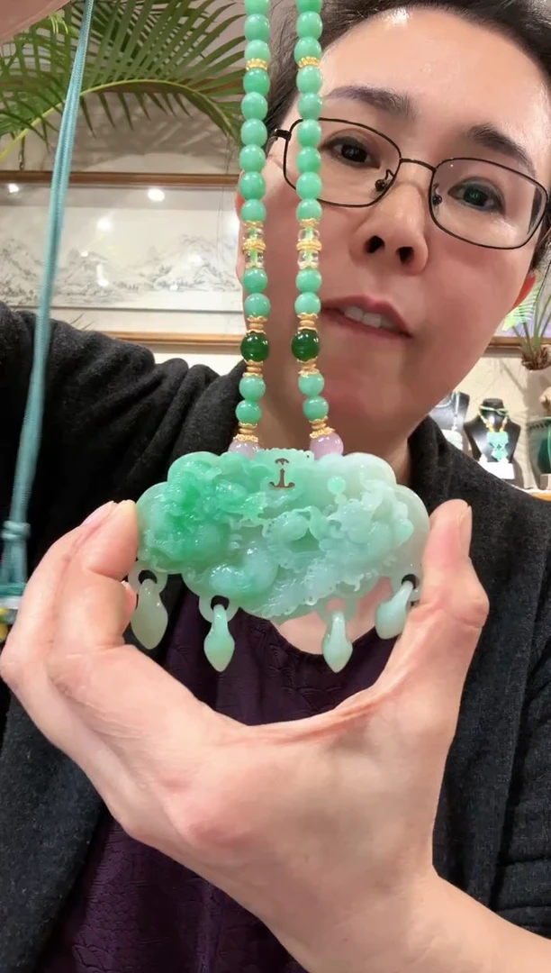 【闪购商品】翡翠颈饰未镶嵌国风