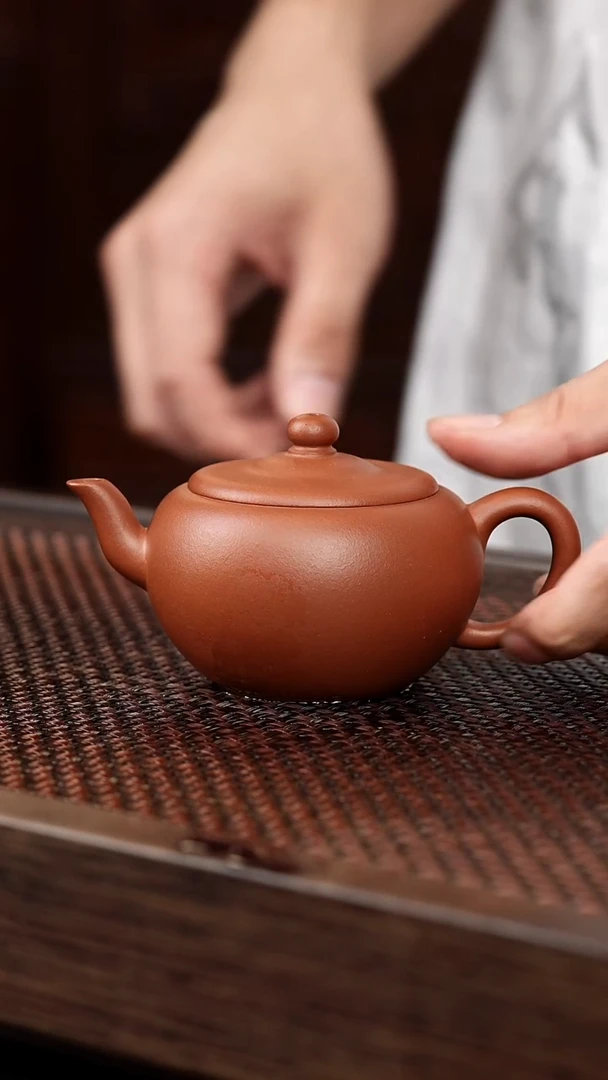 茶壶紫砂朱泥古莲子