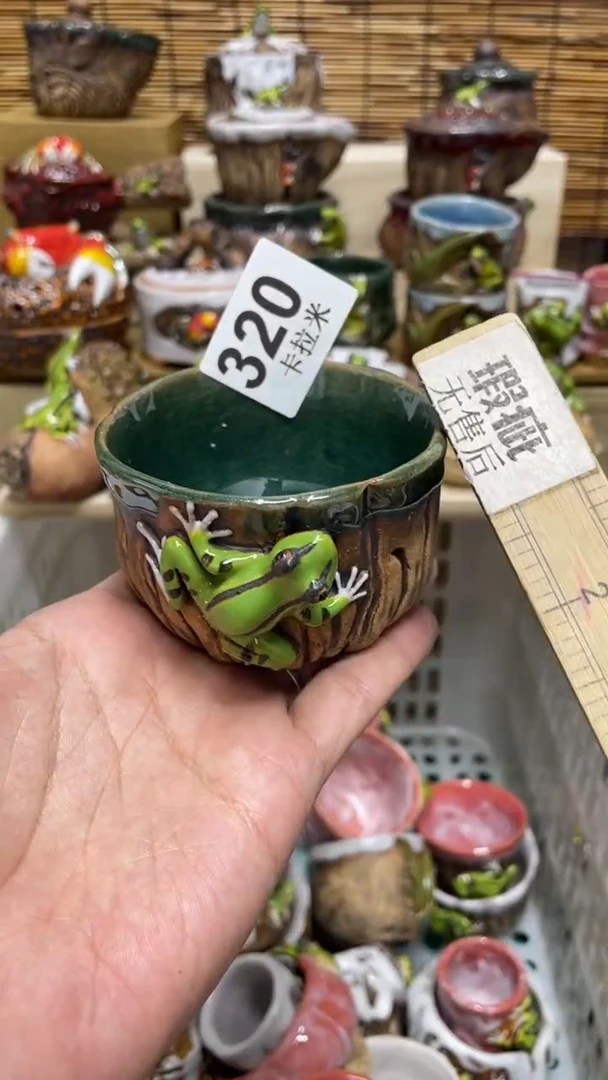 深****。320精美粗陶手工柴烧