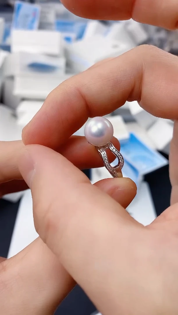 未镶嵌耳饰淡水珍珠JZ1012