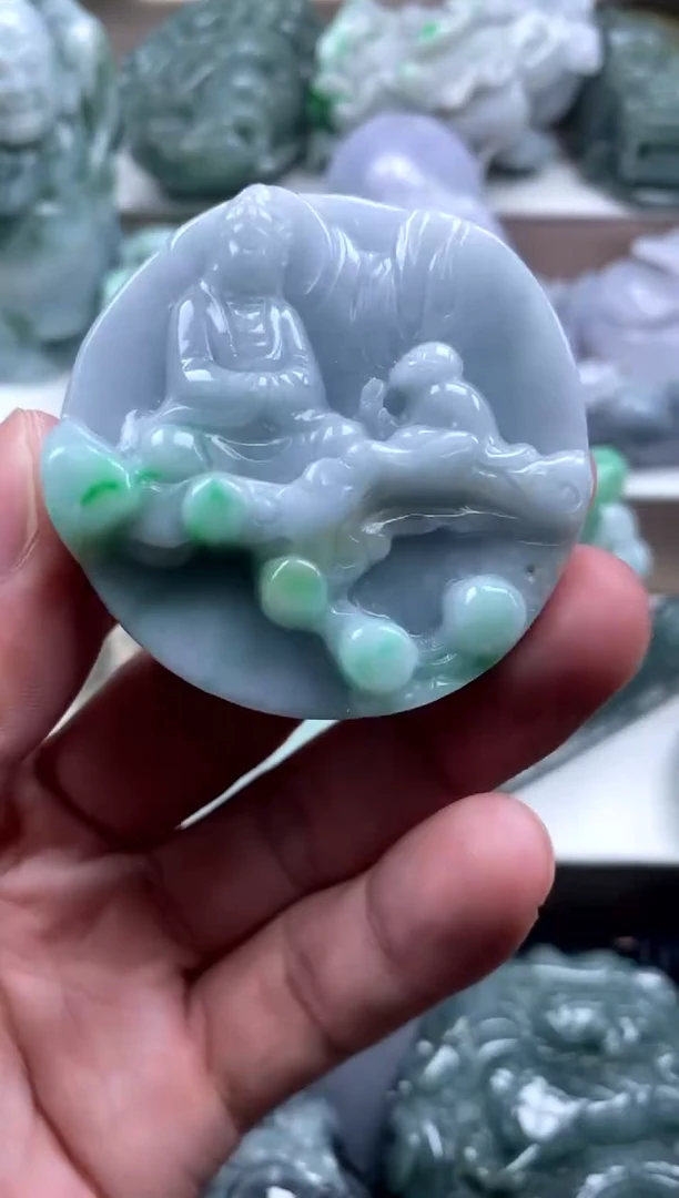 吊坠(不含链)未镶嵌翡翠1
