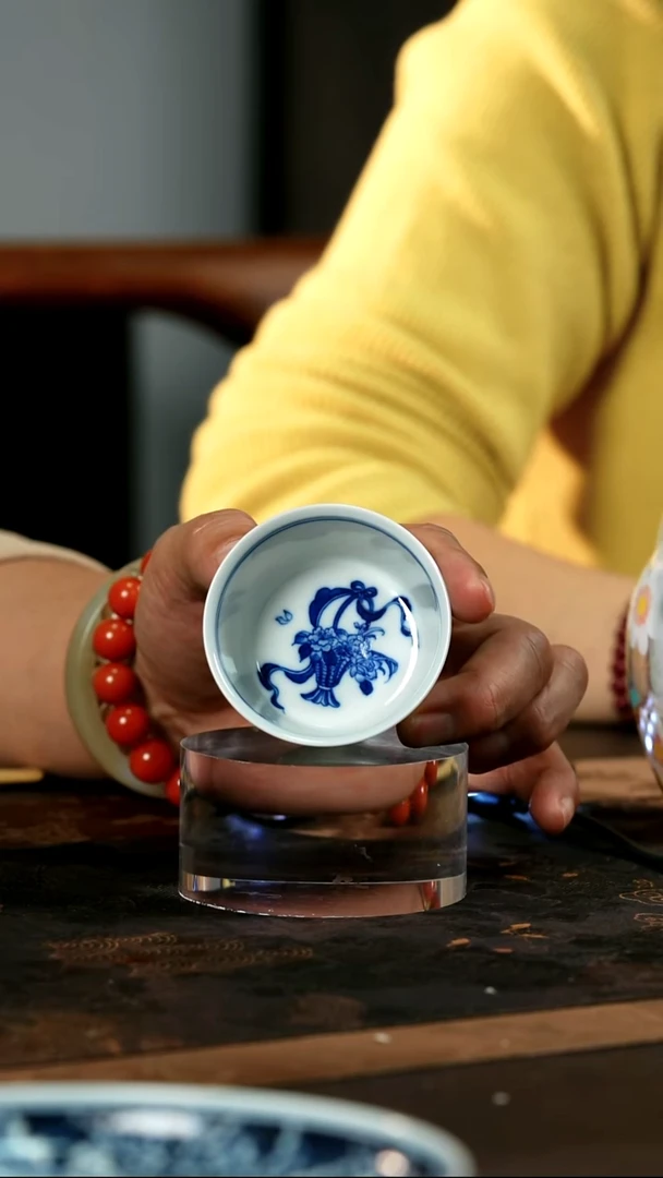 景德镇鹤鸣花篮杯