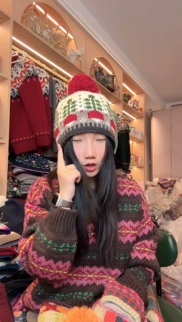 羊毛美利奴白色萝卜单球帽