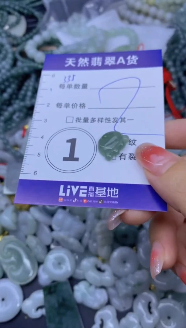 颈饰未镶嵌翡翠天然翡翠A货批量多样性发一件