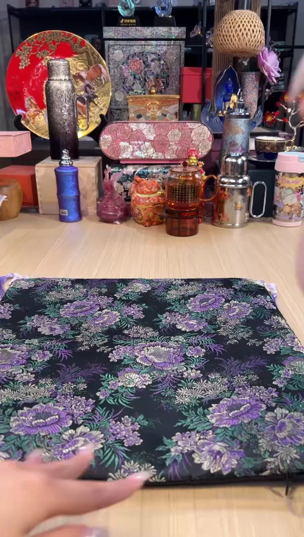 58牡丹坐垫-USB款