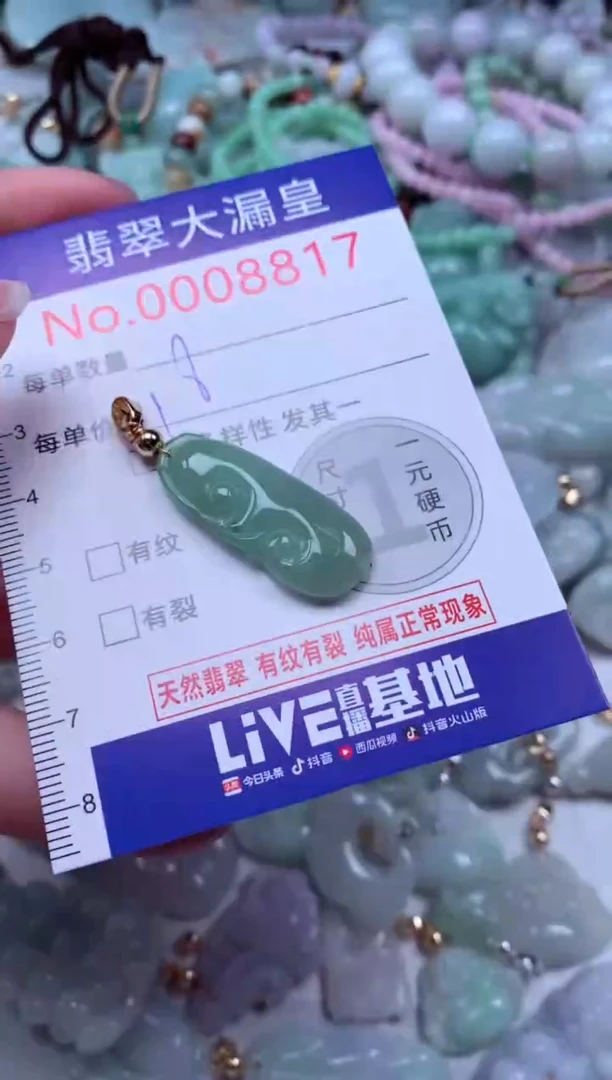 吊坠(不含链)未镶嵌翡翠8817