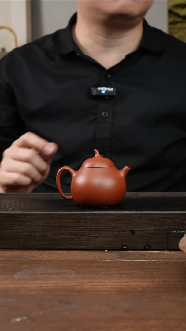 茶杯紫砂小*朱泥茄瓜     180CC