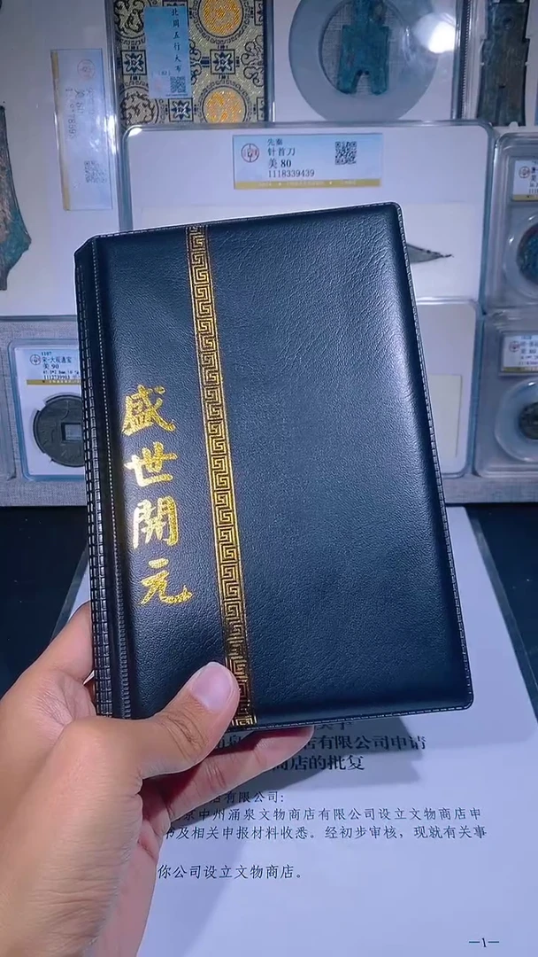 铜琪珍  盛世开元册