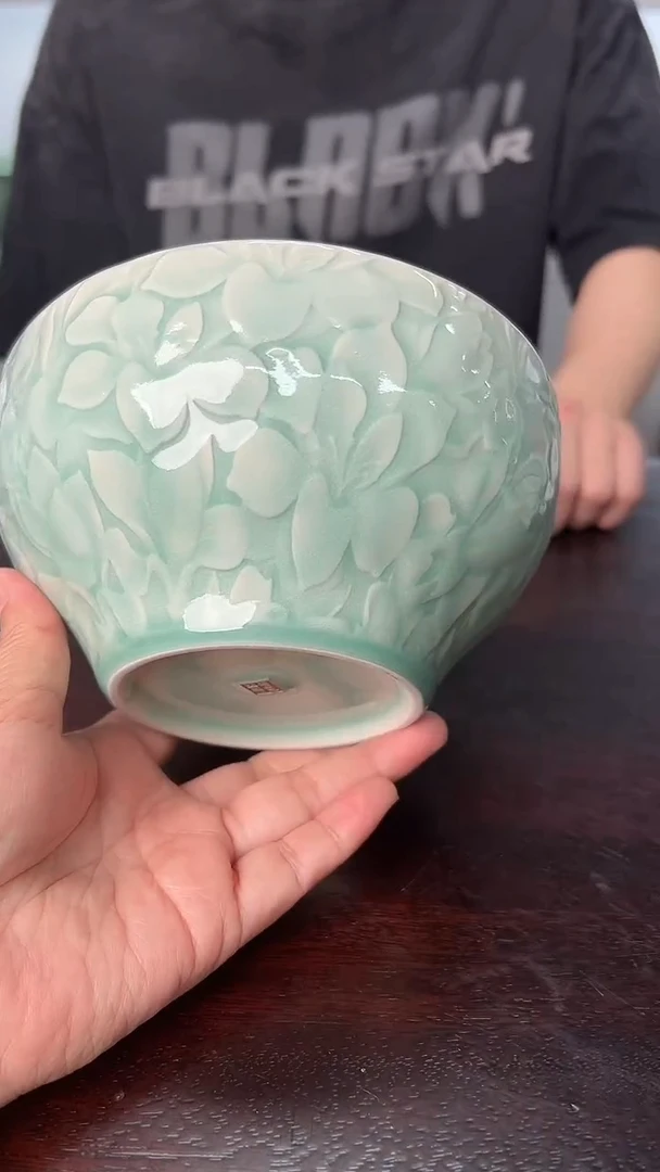 龙泉云间青瓷小米茶器