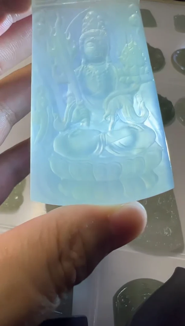 未镶嵌定制翡翠虚空藏