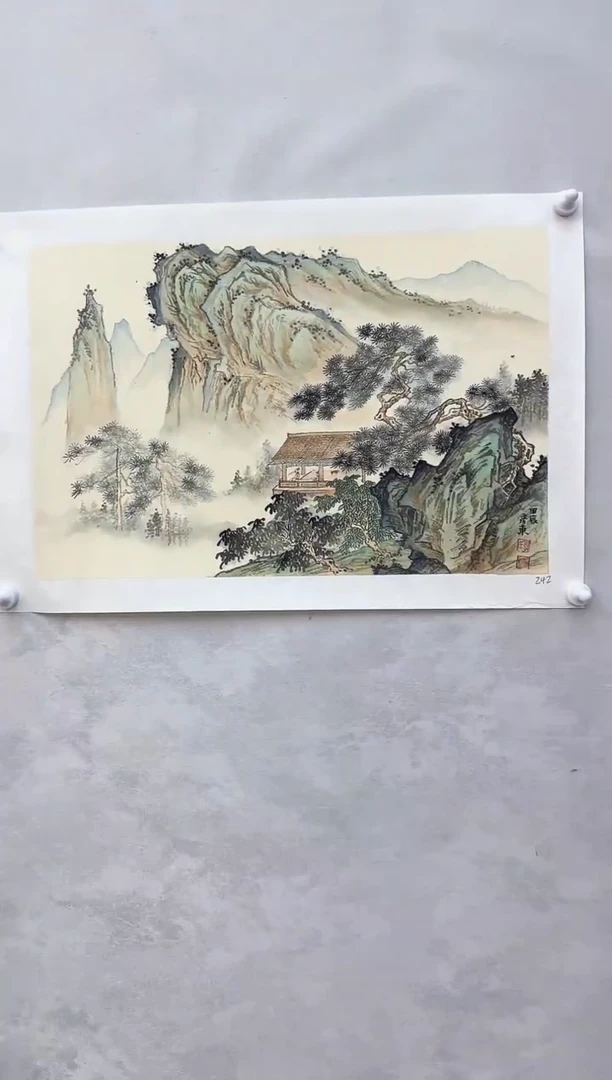 【闪购商品】纸本1炳山艺术——郭彦东老师绘画作品
