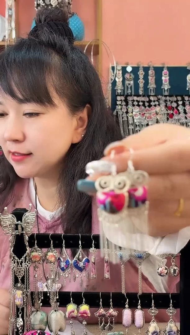 织绣艺枝独绣老绣饰品132