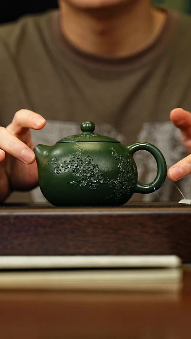 茶壶紫砂宜兴原矿 手工 紫砂壶容量360CC