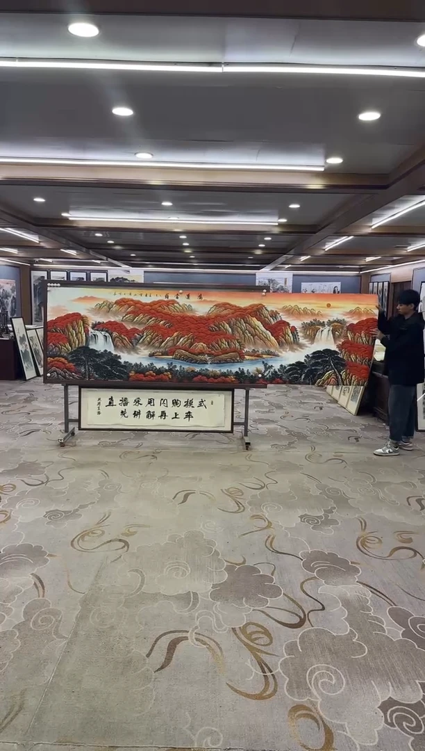 绘画绘画Y-刘雪红-小丈二-山水画