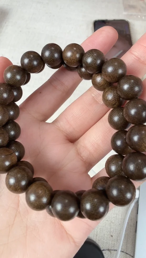 沉香沉香碎屑07沉香沉水浮沉圆珠单圈卡1.0多样性发其一