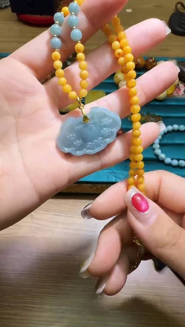 颈饰未镶嵌翡翠多样性发一件 441