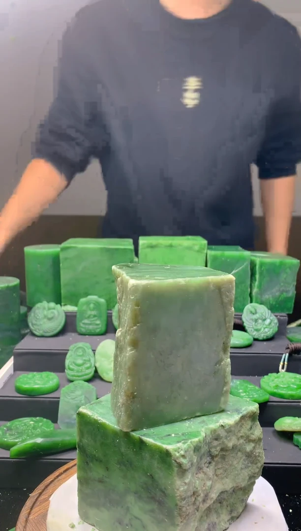 未镶嵌和田玉珠宝半成品1