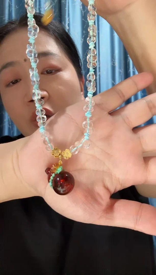 未镶嵌项链血珀血泊葫芦项链
