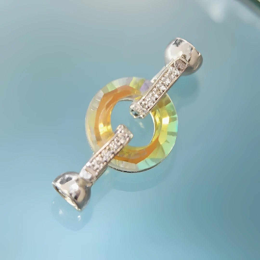 天使环抱抱扣diy金属配饰金属隔珠DIY手工创意手工diy串珠配件