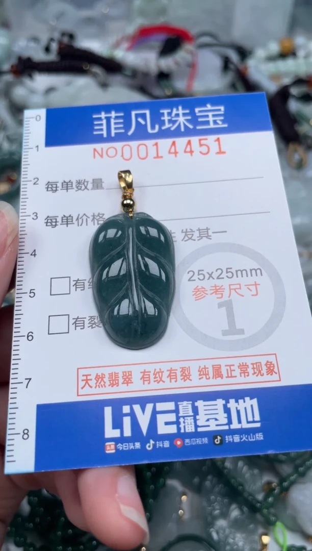 颈饰未镶嵌翡翠14451