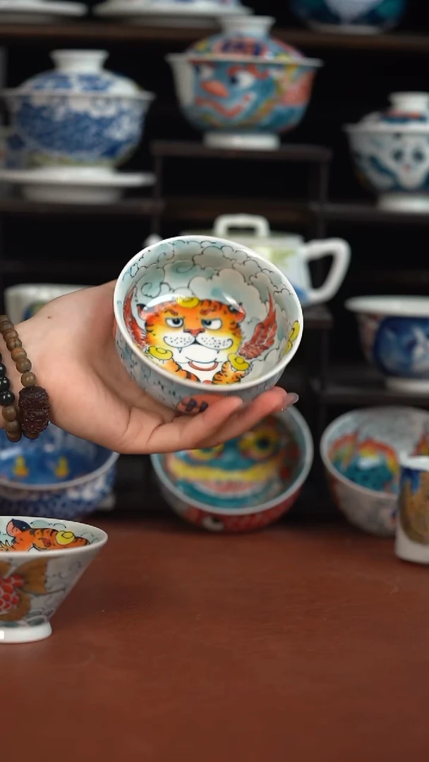 老师作品金虎矮卢氏杯（微瑕福利）