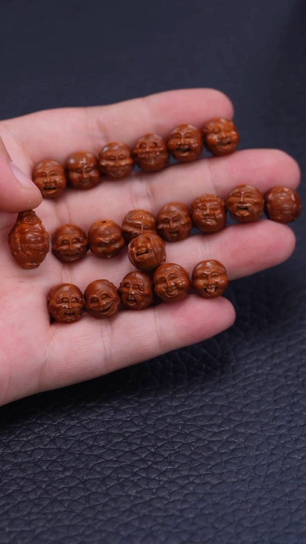 【闪购商品】橄榄核其他回血从双1.0小籽殷派十八罗汉手串