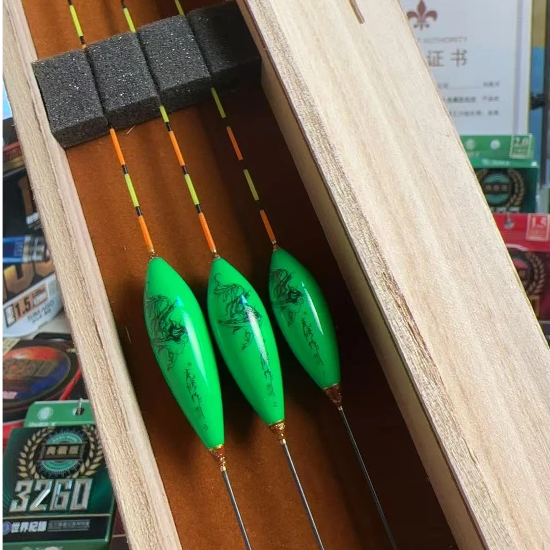 克修作浮漂一盒三只带盒子一套