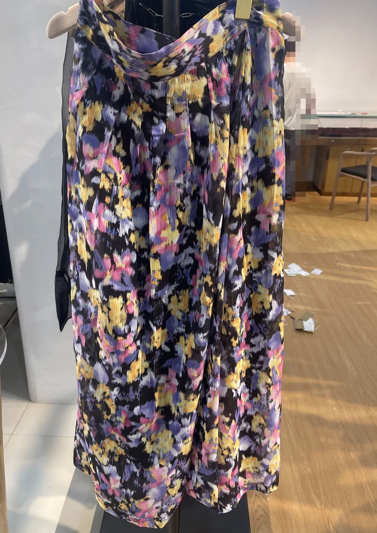 【李美丽专属】高级简约舒适时尚休闲X型半身裙印花卡通BQ22001