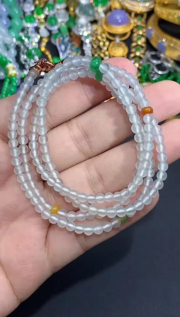 翡翠未镶嵌颈饰540-春日珠宝