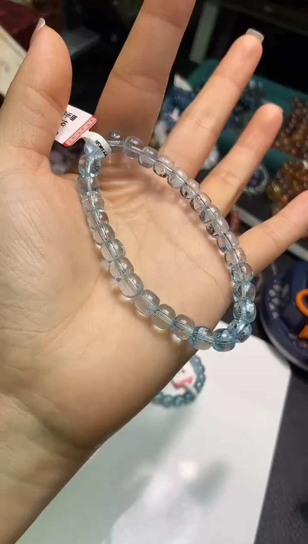 未镶嵌手串托帕石7/015多样性发一件