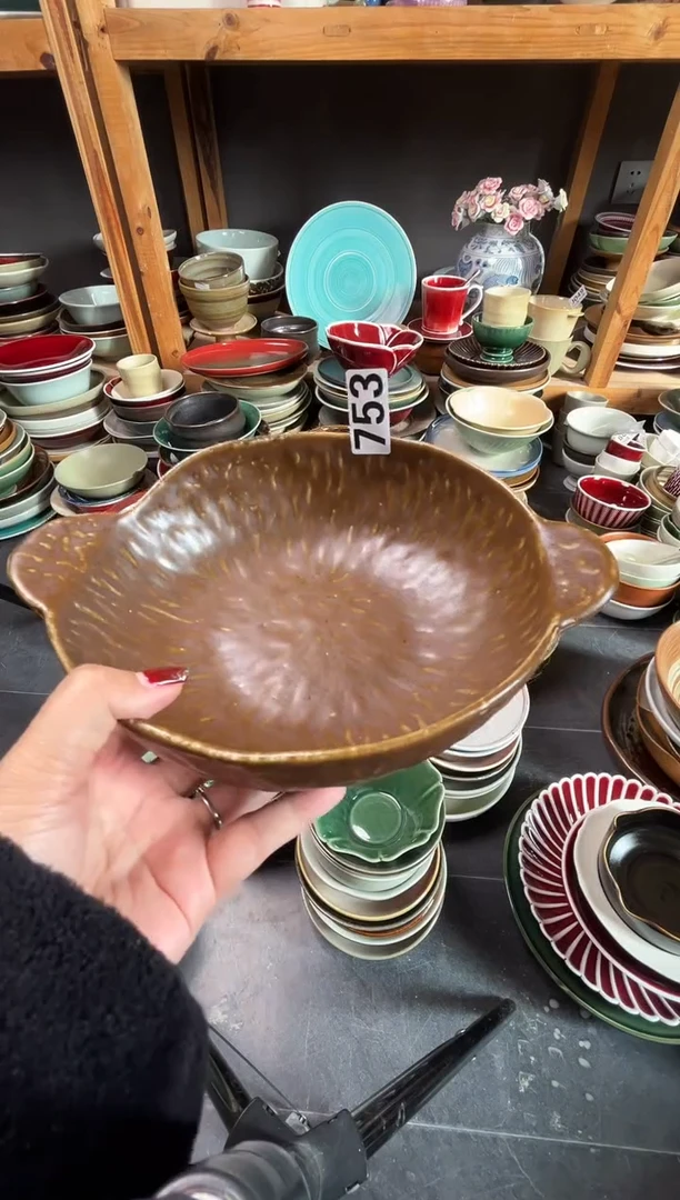 瓷片玛****?753  双耳盘