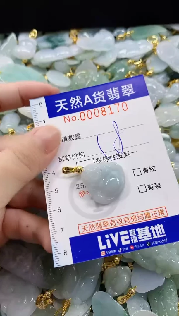 颈饰未镶嵌翡翠天然A货翡翠