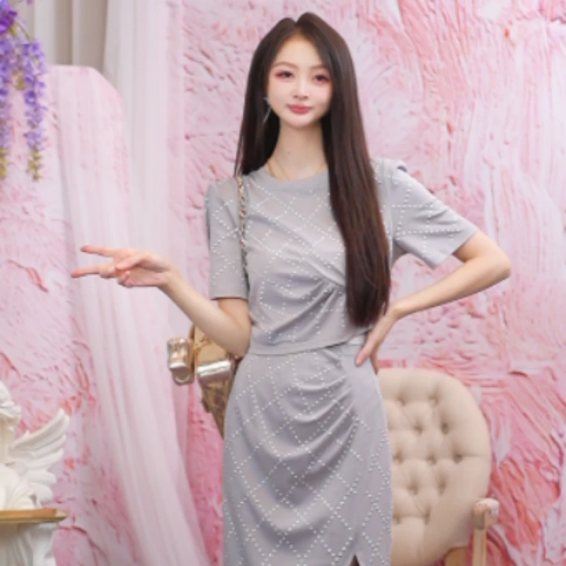 【媛媛女王专享】EVA OUXIU/伊华欧秀法式气质套装42KTZ4868