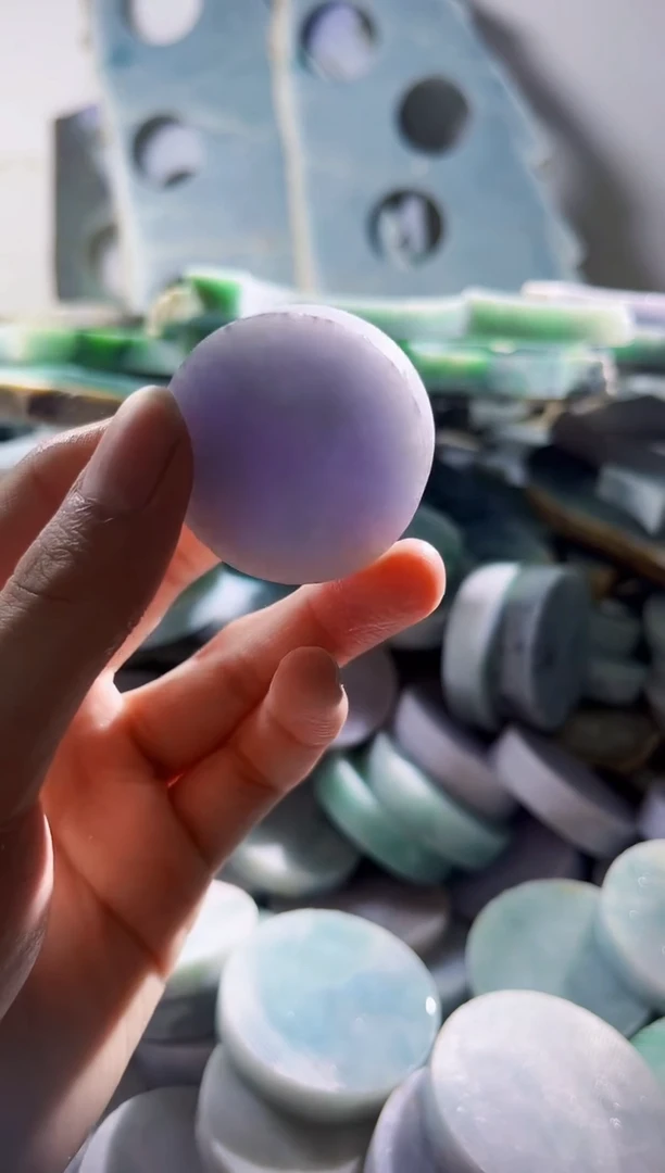 翡翠裸石缅甸翡翠A货陈377