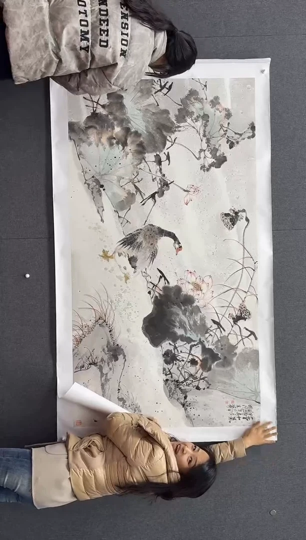 国画炳山艺术--付建老师作品