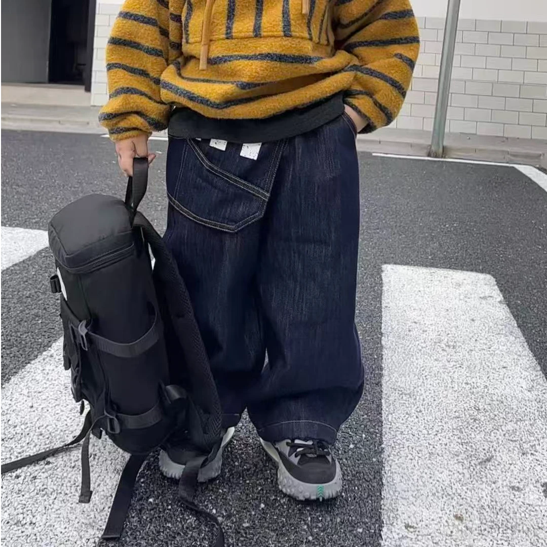 【棉逗熊品牌】男童韩版秋季休闲中大童百搭裤子-17231